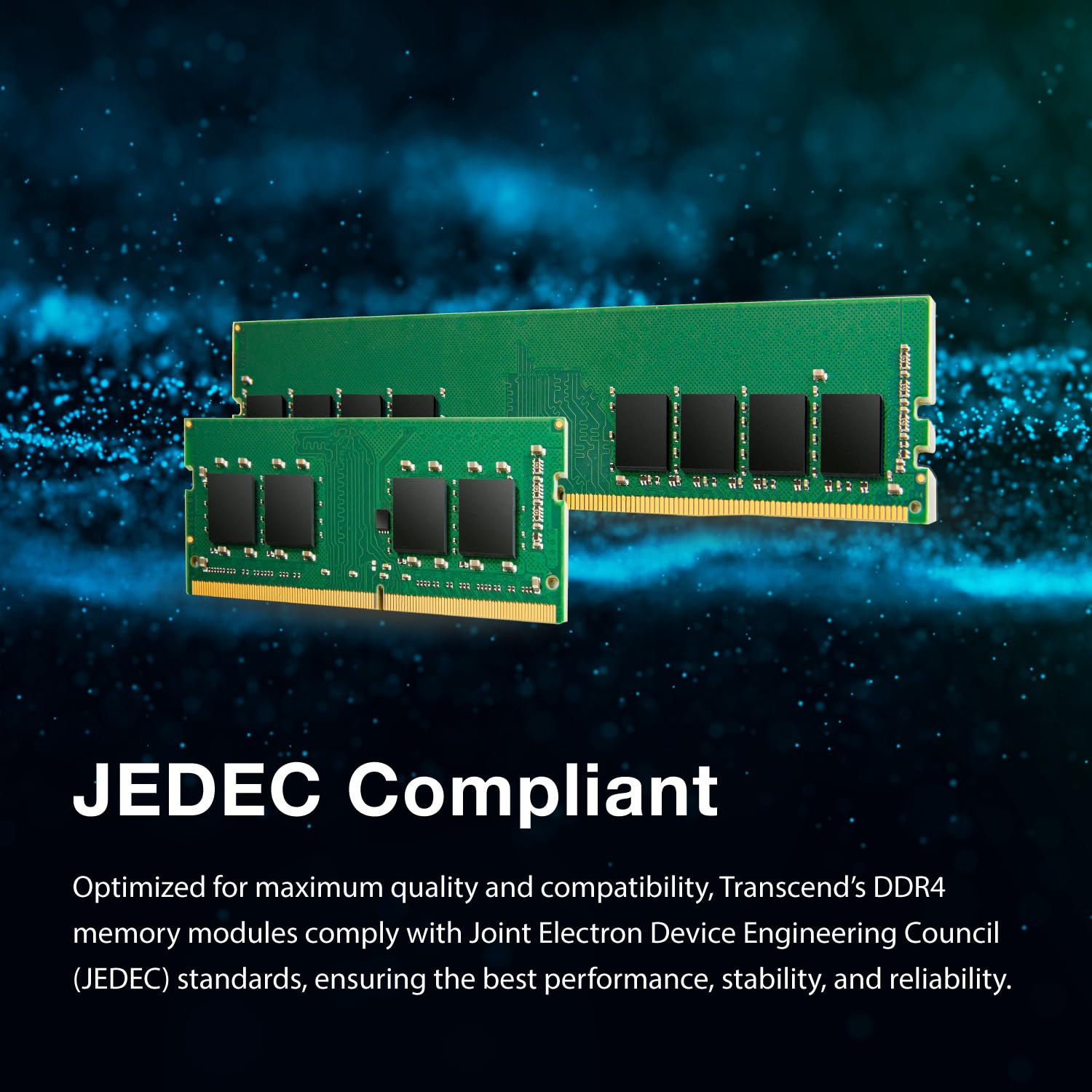 Transcend JetRam Memory DDR4 3200MHz SO-DIMM Laptop RAM | 1Rx16, CL22, 1.2V | 4GB, 8GB Transcend JetRam Memory DDR4 3200MHz SO-DIMM Laptop RAM | 1Rx16, CL22, 1.2V | 4GB, 8GB